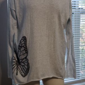 Bass Light Weight Gray Sweater L